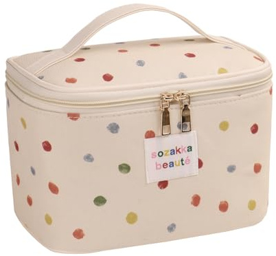 Kosmetiktasche Damen,Stoff Kosmetiktasche,Reise Kulturbeutel Make Up Tasche Cosmetic Bag, für Teen Mädchen
