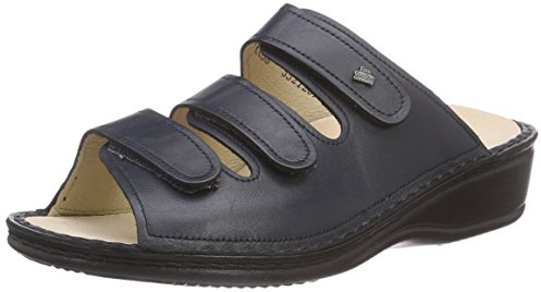 Pisa Pantolette Nappa blau Gr. 38