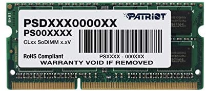 Patriot PSD34G13332S Signature Abeitsspeicher 4GB (1333MHz, CL9) DDR3 SO-DIMM