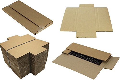 25 x LAPTOP KEYBOARD BOX LARGE LETTER STRONG DOUBLE WALL CARDBOARD SHIPPING MAILING
