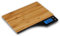 Kabalo Wooden Bamboo Kitchen Household Food Cooking Weighing Scale 5kg capacity 5000g/1g, Batteries Included! Flat Slim Design, Premier LCD Digital Electronic, with blue backlight by Kabalo