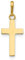 14 Karat Gold Kinder Kreuz Anhänger
