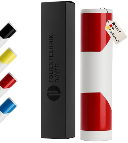 Folientechnik Bayer Seitenstreifen für Smart fortwo 453 – 2-teiliges Racing Stripes Folienset, Tuning Aufkleber, passgenau, selbstklebend & wetterfest (Rot)