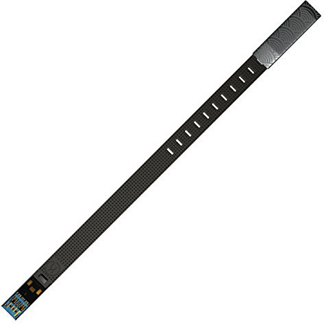 Keepo KP16GBCBCE Braccialetto USB con Placca Satinata, Carbone