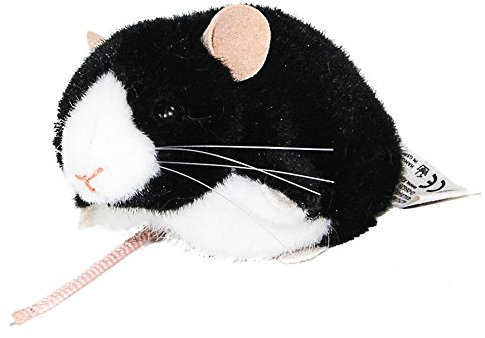 Teddys Rothenburg Kuscheltier Maus schwarz/weiß 8 cm Plüschmaus