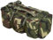 vidaXL 3-in-1 Seesack Reißfest Wasserfest Düffelbeutel Reisetasche Rucksack Schultertasche Bundeswehr Armee Army Style 90L Camouflage