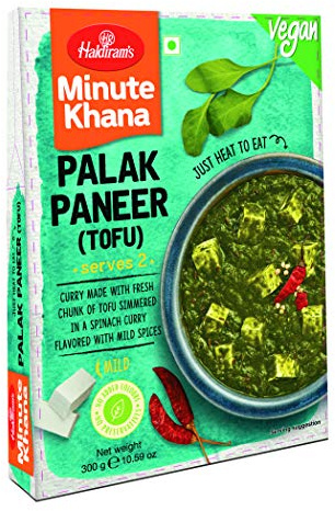 Haldiram Palak Paneer With Tofu - Vegan - 300g