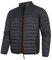 Indicode Herren Islington leichte Steppjacke in Daunenjacken-Optik | Übergangsjacke Regenjacke Dk Grey, S