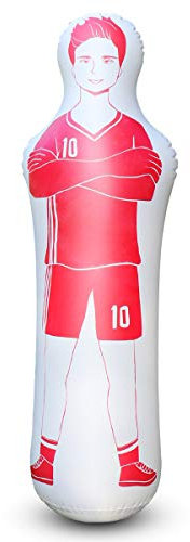 SUNSHINEMALL Football Dummy Gonflable Gardien de But air Mannequin Coup Franc Défenseur Mur Football Pratique Tumbler pour Dribbler Mur Passing Drills