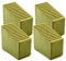 Pack of 4 Ladder Feet Rubber Feet for Wooden Stepladders 9-12 Rungs Inner Dimensions 72 x 23 mm Sand-Coloured HB4