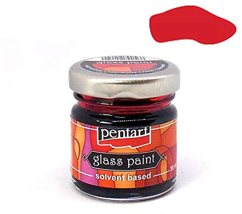 Zita´s Creative Glasfarbe 30ml - rot. Glass Paint