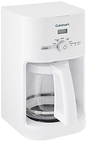 Cuisinart 12-Cup Classic Programmable Coffeemaker, White, 12-Cup, Programmable, DCC-1120NAS