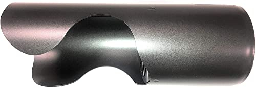 Endstück Pellet-Hut Rauchabzug Wand Schwarz Durchmesser 100 mm Pelletofen Holz Kamin Grill Küche