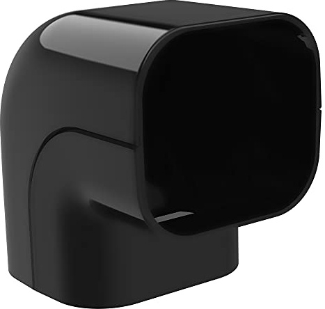 Kurve 90 Grad hoch schwarz CA 100 EXC für Kanal Kabelkanal Klimaanlage oder Netzwerkkabel etc.