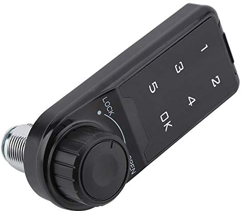 Touch Keypad Code Security Lock Passwort Key Access Lock Digitaler Elektronischer Sicherheitsschrank Codiertes Schließfach mit Englischem Handbuch(Installation size L 20mm)