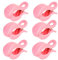6 St. Babies1st Kinderwagen Klammer, Clip zur Befestigung von Spielzeug, Abdeckung, Sonnenschutz am Kinderwagen, Buggy, Babyschale, Baby Pink