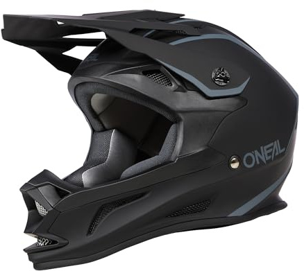 O'NEAL Drop DH Helmet I Mountainbike Helm | MTB Downhill | Leichter Fahrradhelm Damen & Herren mit guter Belüftung| Schwarz | Größe M