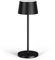Stilosa Tischlampe Kabellos - Led Tischleuchte - Akku Kabellose Dimmbar Lampe mit Touch - Table Lamp Aufladbar Usb C - Akku-tischleuchte Outdoor - Schwarz