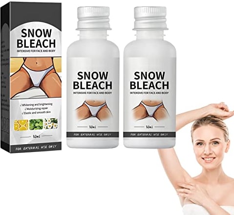 Fengyang® 2Pcs Hautaufhellungscreme für Achselhöhlen Bleichcreme Für Den Intimbereich Creme Aufhellung dunkler Haut Hautaufhellungscreme für Hals empfindliche Bereiche Ellenbogen innere Oberschenkel