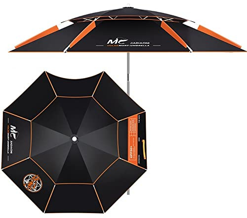 ZJIEX Parasol De Plage Anti Vent, Parasol D'extérieur, Protection UPF 50+, Parapluie Portable avec Fonction D'inclinaison Et Sac De Transport (Size : 240cm/7.8ft)