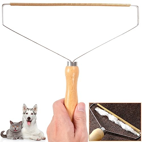 9 X 10 Inch Large Carpet Rake, Dog Cat Pet Hair Remover, Reusable Scraper Tool Pro Lint Remover UK for Carpet, Sofa Furniture Stairs
