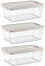 astor24 PREMIUM Aufbewahrungsboxen mit Deckel - lebensmittelecht - sicherer Verschlussclip - transparent - Robuste Qualität - XXL Set für Büro, Kinderzimmer, Küche & Werkstatt (3er Set 12 Liter)