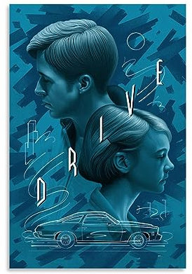 ELedvb Drive Mondo Poster, Leinwand-Poster, dekoratives Gemälde, Leinwand-Wandposter und Kunstdruck, modernes Familienschlafzimmer-Dekor-Poster, 60 x 90 cm