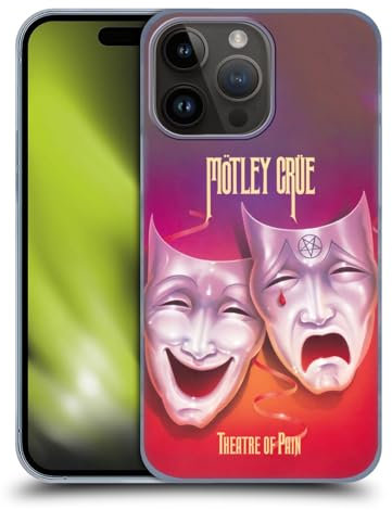Head Case Designs Offizielle Motley Crue Theater of Pain Alben Harte Rueckseiten Handyhülle Hülle Huelle kompatibel mit Apple iPhone 15 Pro Max