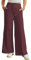 Dokotoo Palazzo Hose Damen Jogginghose Baggy Lang Aktive Freizeithose High Waist Einfarbig Hosen mit Taschen Kordelzug Outdoor Lässige Elastisch Stoffhose Rot S