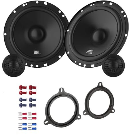 JBL Stage161CFS Lautsprecher mit Einbauset passend für Renault Twingo III ab 2014 Türen vorne 450 Watt 165mm 2 Wege Kompo