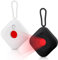 Detecteur Micro Espion 2 Pièces, Détecteur de Caméra, Détecteur de Caméra Cachée, Detecteur de Micro Espion Portable avec Vision Infrarouge pour Hôtel Salle de Bain Voyage