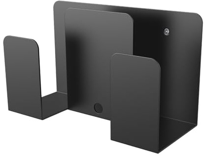 Wall Mount Laptop Holder | Display and Tablet Wall Organizer | Cable Box Wall Mount | Laptop Mount Wall Bracket Keyboard Storage Wall Bracket Laptop Router Wall Mount Bracket for Laptop and Keyboard