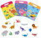 Hocadrv 3D Stickerbuch 3 Pack Wiederverwendbar Sticker Kinder 3-5 Jahre Dinosaurier Tiere Fahrzeuge Aufkleber