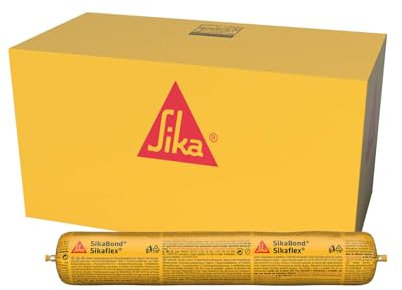 SIKA - Colle souple pour parquet - SikaBond-152 Parquet Cordon marron - Technologie SMP pour le collage de parquets par cordons - Carton de 20 recharges de 600ml