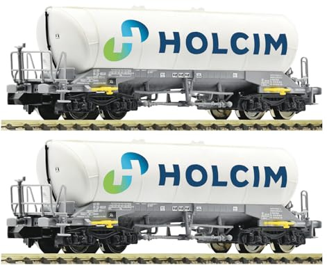 Fleischmann 6660047 N 2er-Set Silowagen der Holcim