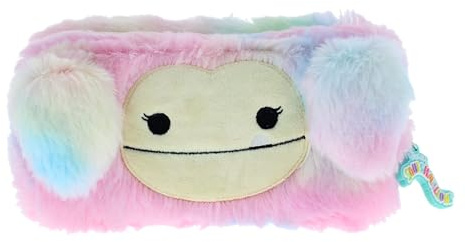 Blueprint Collections Squishmallows Plush Pencil Case | Soft Zipper Pouch for Girls | School Supplies Organizer | Cute Stationery Bag | Gift for Kids | Squishmallows Accessories