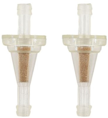 MCHNIC 2x Benzinfilter Kraftstofffilter 6mm für Simson SR50 SR80 S50 S51 S53 S83 KR51 Schwalbe MZ TS ES ETZ 125 150, Duo, Star, Sperber, Spatz, Habicht