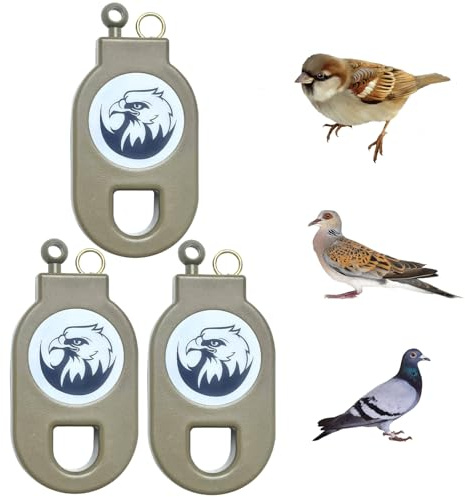 Trampa profesional para pájaros, patas de paloma, para pollo, faisán, pato salvaje, perdiz y otros pájaros de tamaño mediano, atando los pies de los pájaros no los lastimarán (3 piezas)