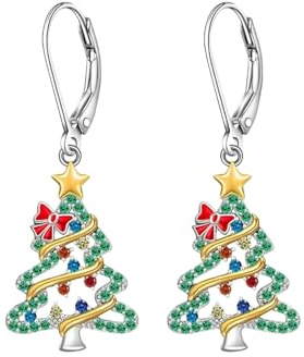 Weihnachts Ohrringe für Damen, Weihnachten Ohrringe, Weihnachtsschmuck
