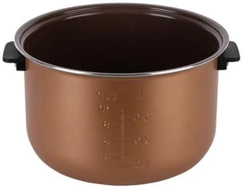 Keramikbeschichtete Schüssel mit Griffen, kompatibel mit Redmond RB-C515 Multicooker, 5-Liter-Antihaft-Kochtopf mit griffigen Griffen