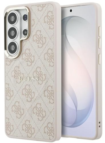 CG MOBILE Guess 4G Geprägter Ring kompatibel mit MagSafe Hülle für Samsung Galaxy S26 Ultra (Rose)