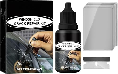 Auto Glass Nano Repair Fluid,Reparador Cristal para Vidrio De Automóvil,Reparar Arañazos,para Lunas Rotas Y Vidrio De Automóvil,20ML