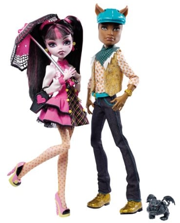 Mattel V7961 - Monster High Draculaura und Clawd Geschenkset