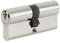 Yale B-ED4545-SNP - Cylindre de Serrure Euro - 45/45 (100 mm) / 45:10:45 - Finition Nickel - Sécurité Standard - Polybag