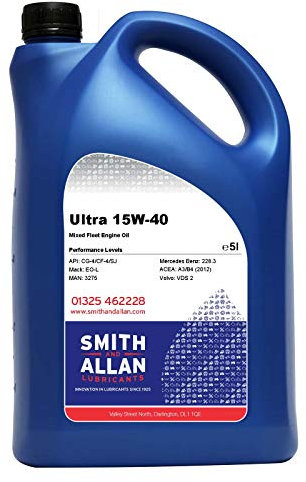 Ultra 15W-40 Engine Oil Petrol & Diesel Mixed Fleet 5 Litre 5L