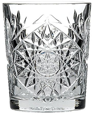 Libbey Hobstar Shot Glasses 2oz / 60ml - Set of 6 - Vintage Cut Glass Shooter Glasses, Shot Glasses