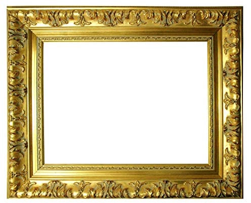Barockrahmen Gold fein verziert 979 ORO, 60x90 cm Leerrahmen