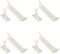Ventanara® Schnurwickler und Stabhalter ohne Bohren Transparent für Jalousien 4er Set