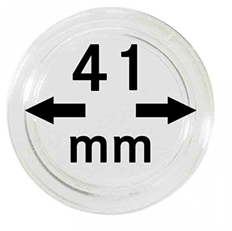 Lindner 2250041P Cápsulas para monedas-paquete de 10