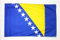 AZ FLAG - Flagge Bosnien Und Herzegowina - 90x60 cm - Bosnische Fahne 100% Polyester mit Messing-Ösen - 50g